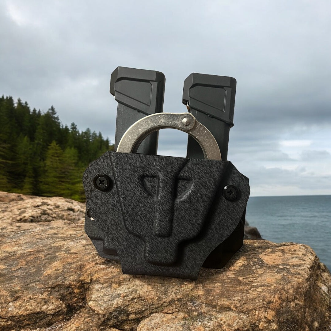 Handcuff + Pistol Double Mag Carrier