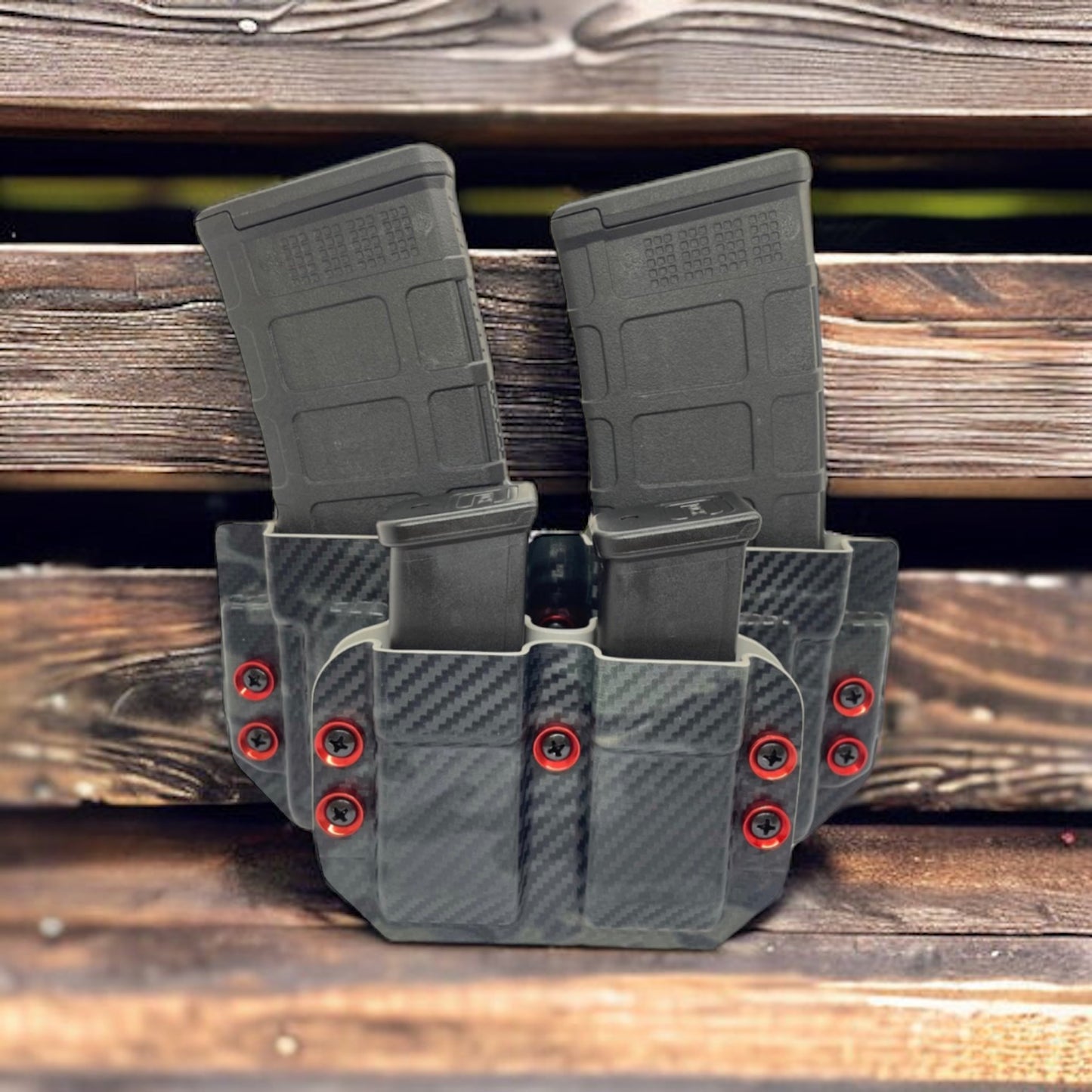 OWB Pistol + Rifle Double Mag Carrier