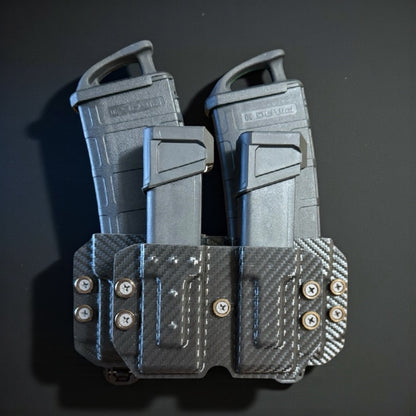 Pistol + Rifle Double Mag Carrier