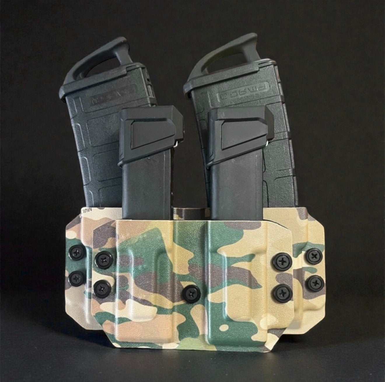 Pistol + Rifle Double Mag Carrier