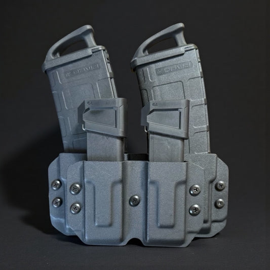Pistol + Rifle Double Mag Carrier