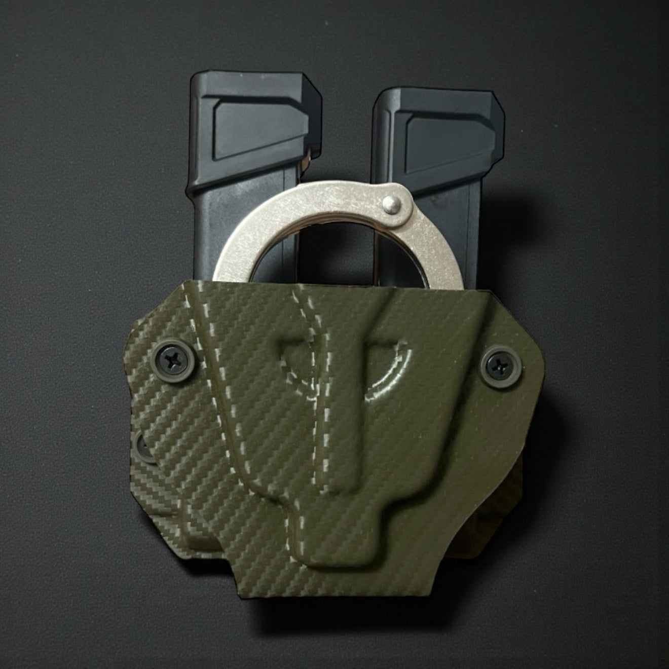 Handcuff + Pistol Double Mag Carrier