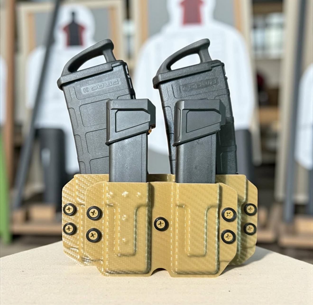 Pistol + Rifle Double Mag Carrier