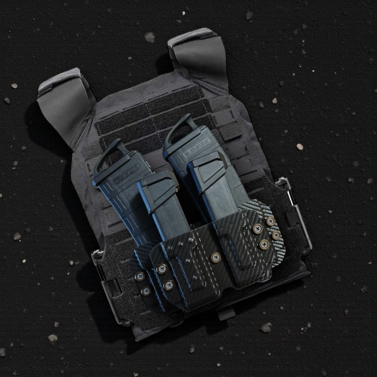 Pistol + Rifle Double Mag Carrier