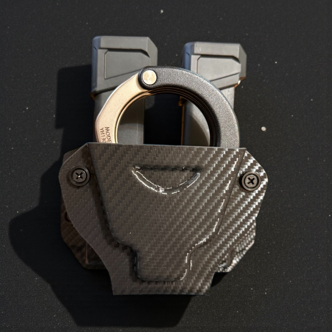 Handcuff + Pistol Double Mag Carrier